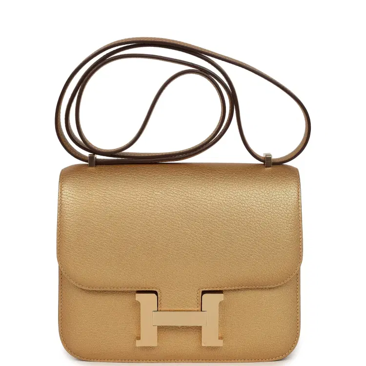 Hermes Constance 18 Dore Chevre Chamkilight Permabrass Hardware-Hover-Image
