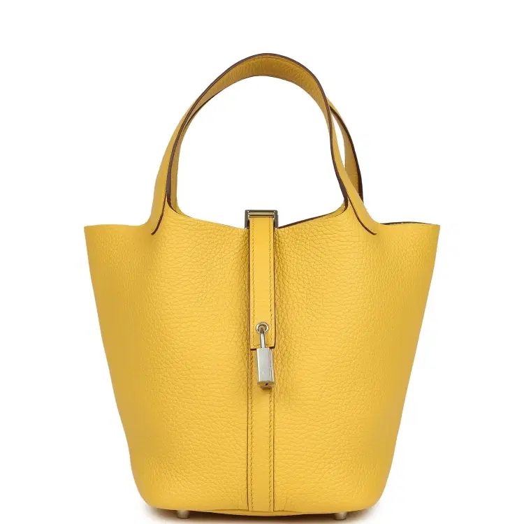 Hermes Picotin Lock 18 Sun Clemence Palladium Hardware-Hover-Image