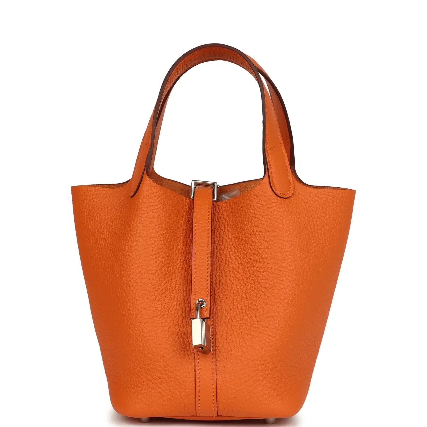 Hermes Picotin Lock 18 Orange Clemence Palladium Hardware