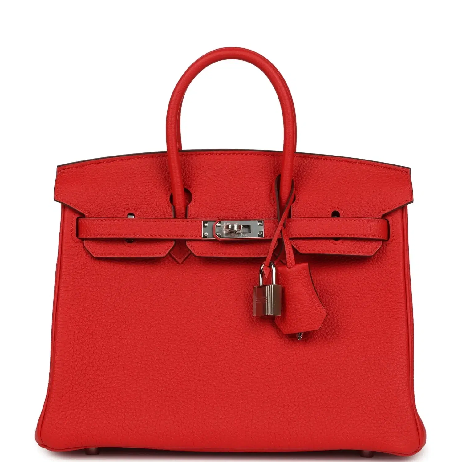 Hermes Birkin 25 Rouge de Coeur Togo Palladium Hardware