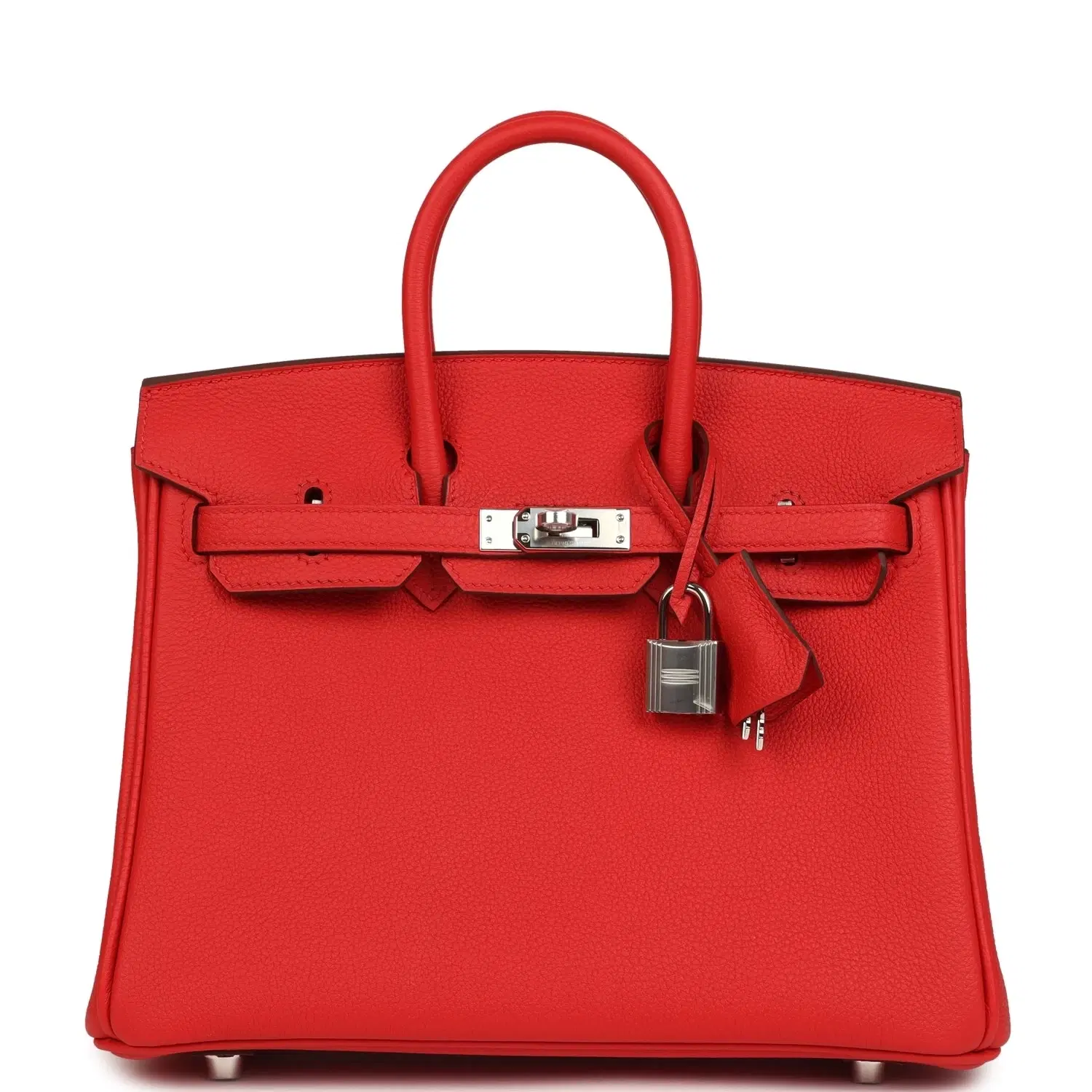 Hermes Birkin 25 Rouge de Coeur Togo Palladium Hardware