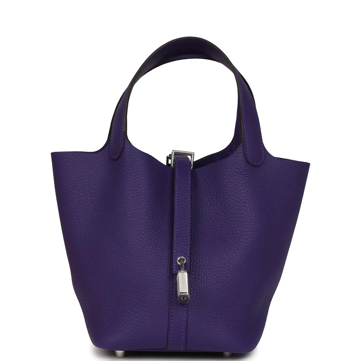 Hermes Picotin Lock 18 Purple Clemence Palladium Hardware