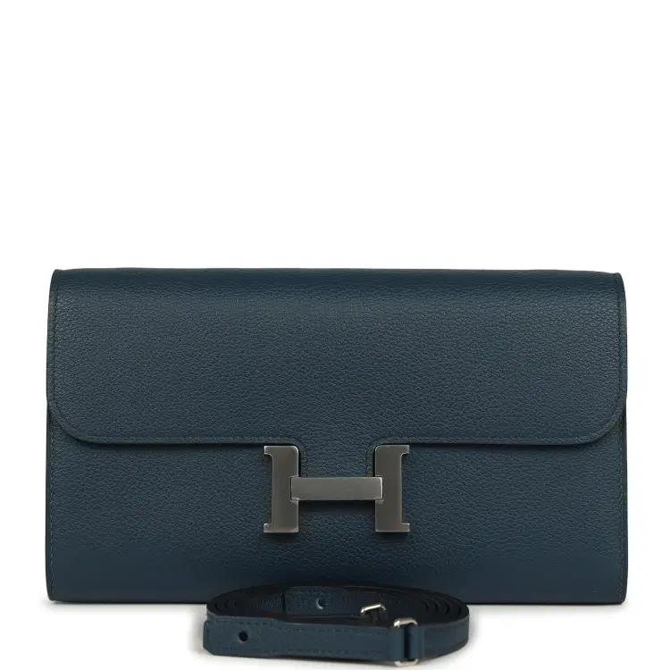 Hermes Constance Wallet To Go Bleu De Prusse Evercolor Palladium Hardware-Hover-Image