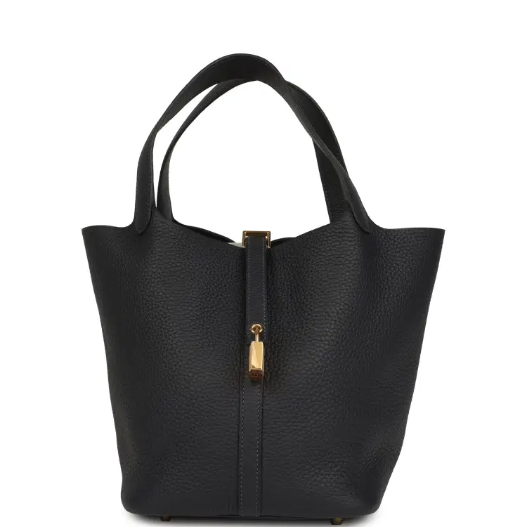 Hermes Picotin Lock 22 Caban Clemence Gold Hardware-Hover-Image