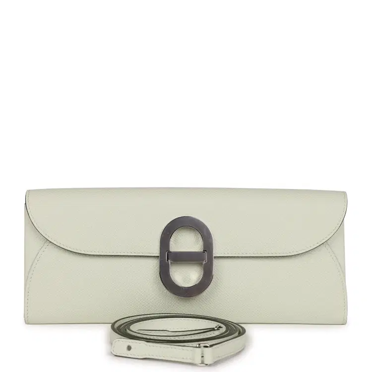 Hermes Chaine d'Ancre Wallet to Go Vert Fizz Epsom Palladium Hardware-Hover-Image