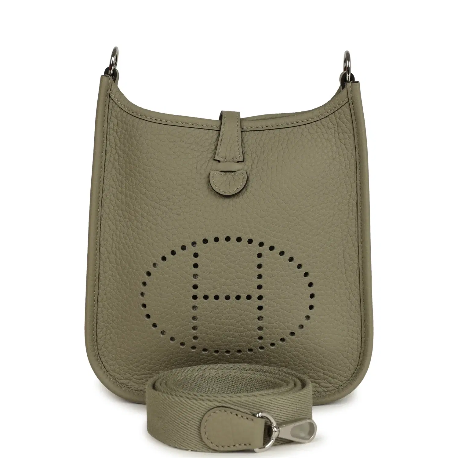 Hermes Evelyne TPM Sauge Clemence Palladium Hardware