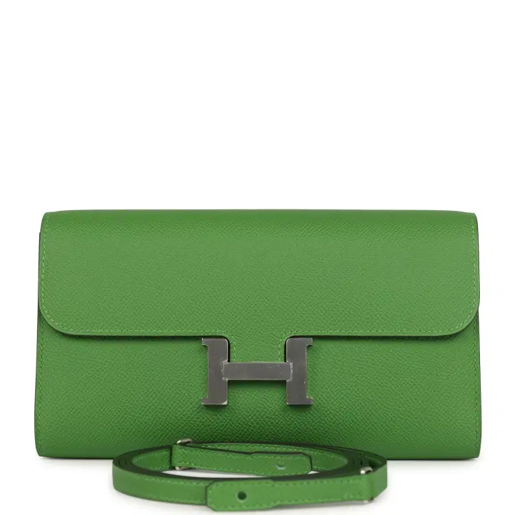 Hermes Constance Wallet To Go Vert Yucca Epsom Palladium Hardware-Hover-Image