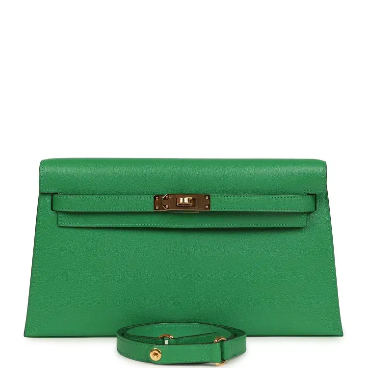 Hermes Kelly Elan Bambou Chevre Chamkila Gold Hardware-Hover-Image