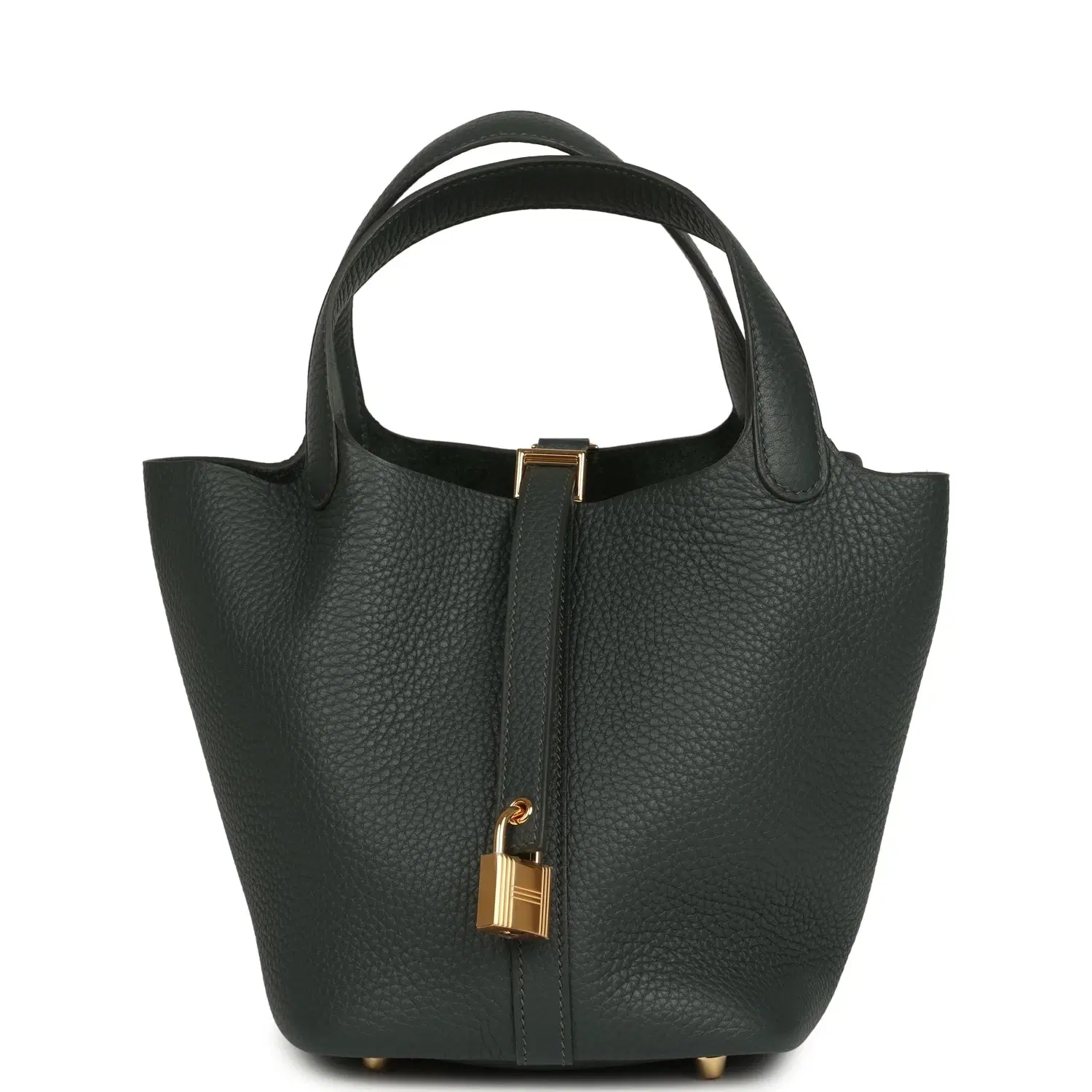 Hermes Picotin Lock 18 Vert Mangrove Clemence Gold Hardware