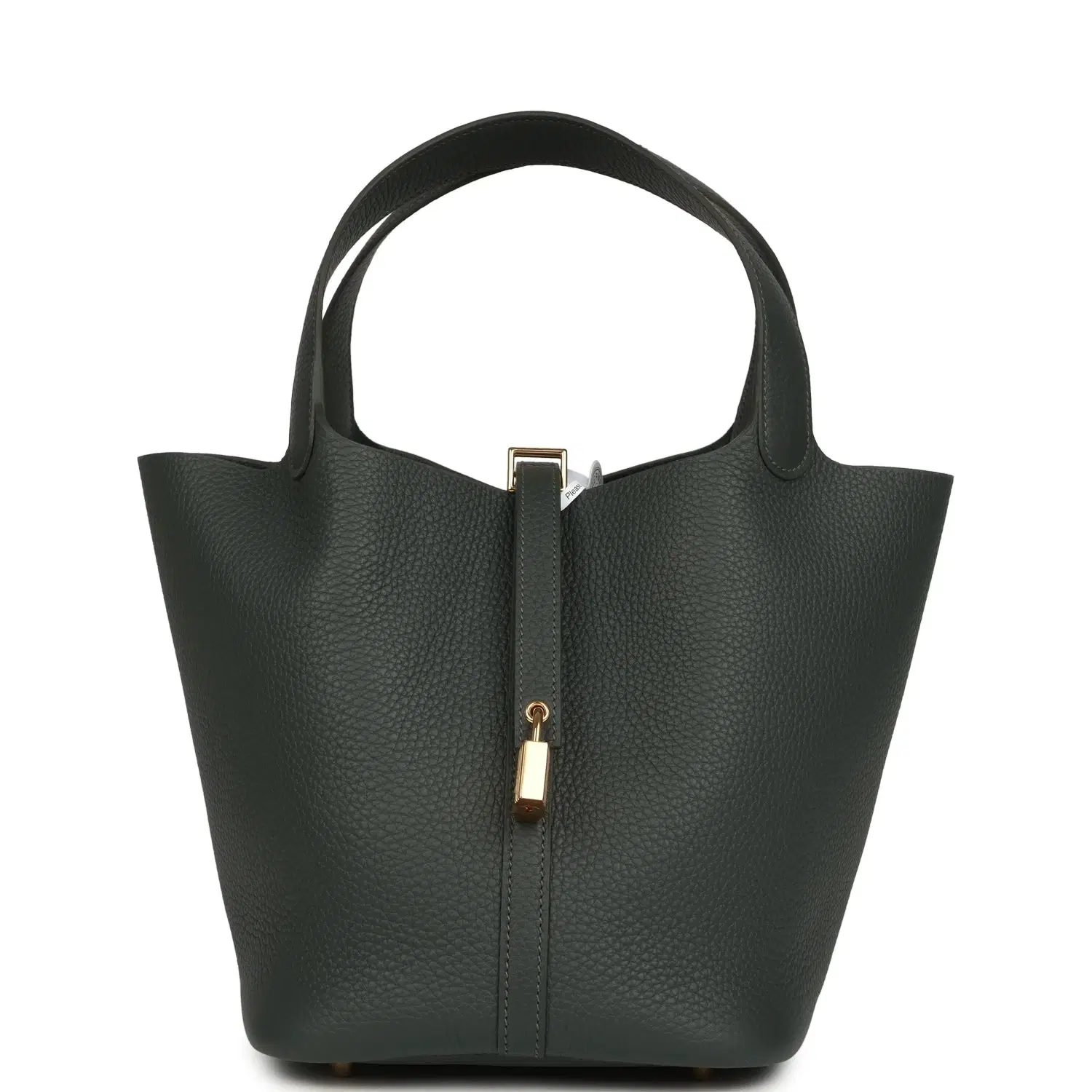 Hermes Picotin Lock 22 Vert Mangrove Clemence Gold Hardware