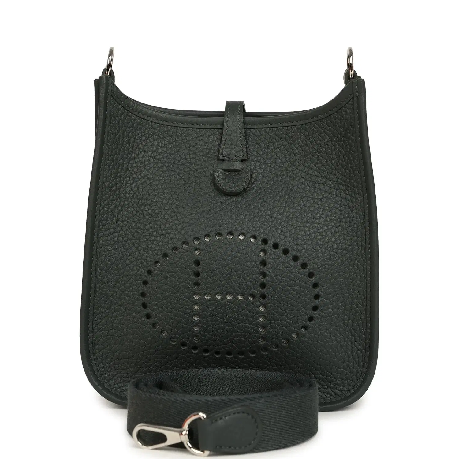 Hermes Evelyne TPM Vert Mangrove Clemence Palladium Hardware