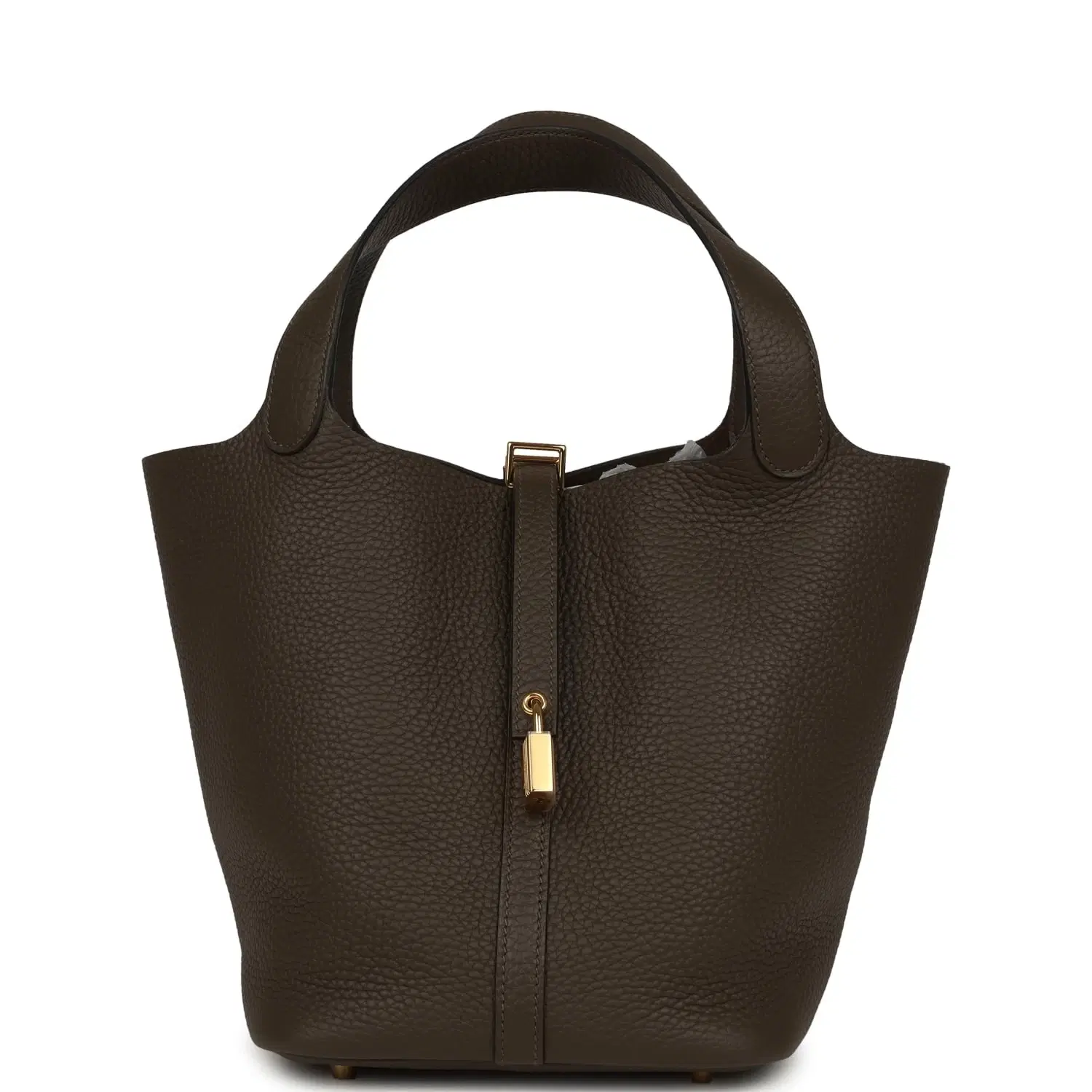 Hermes Picotin Lock 22 Vert Loden Clemence Gold Hardware