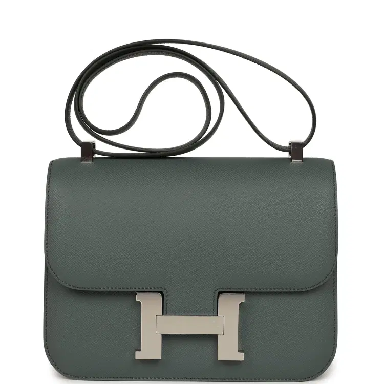 Hermes Constance 1-24 Vert Amande Epsom Palladium Hardware-Hover-Image