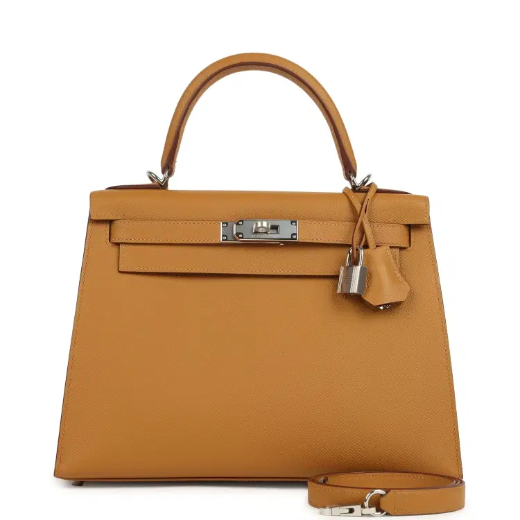 Hermes Kelly Sellier 28 Sesame Epsom Palladium Hardware-Hover-Image