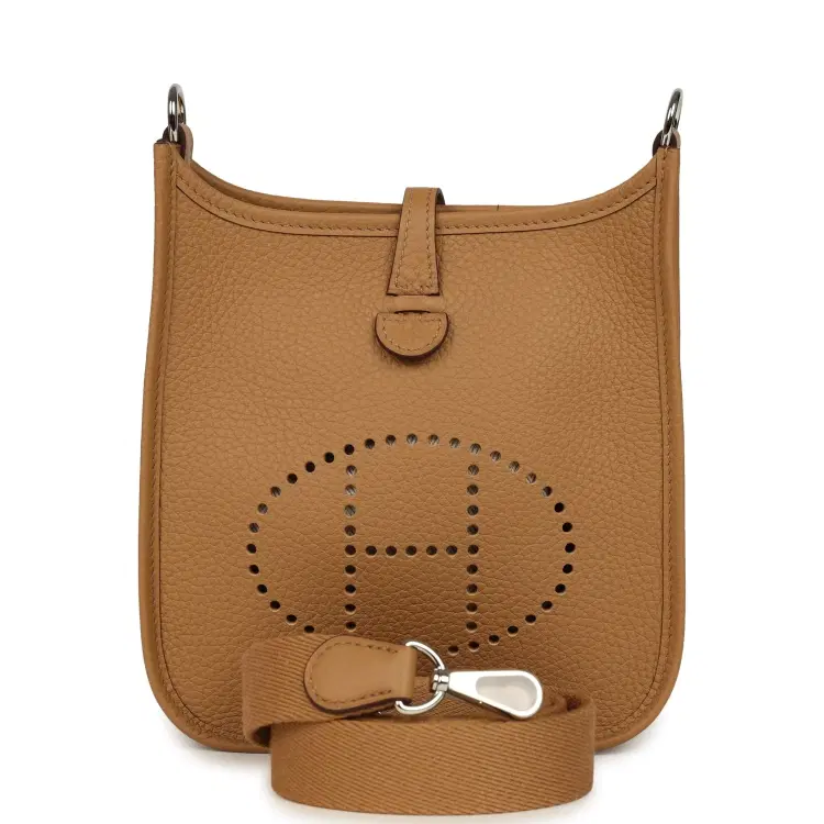 Hermes Evelyne TPM Biscuit Clemence Palladium Hardware-Hover-Image