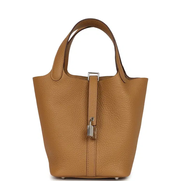 Hermes Picotin Lock 18 Biscuit Clemence Palladium Hardware-Hover-Image