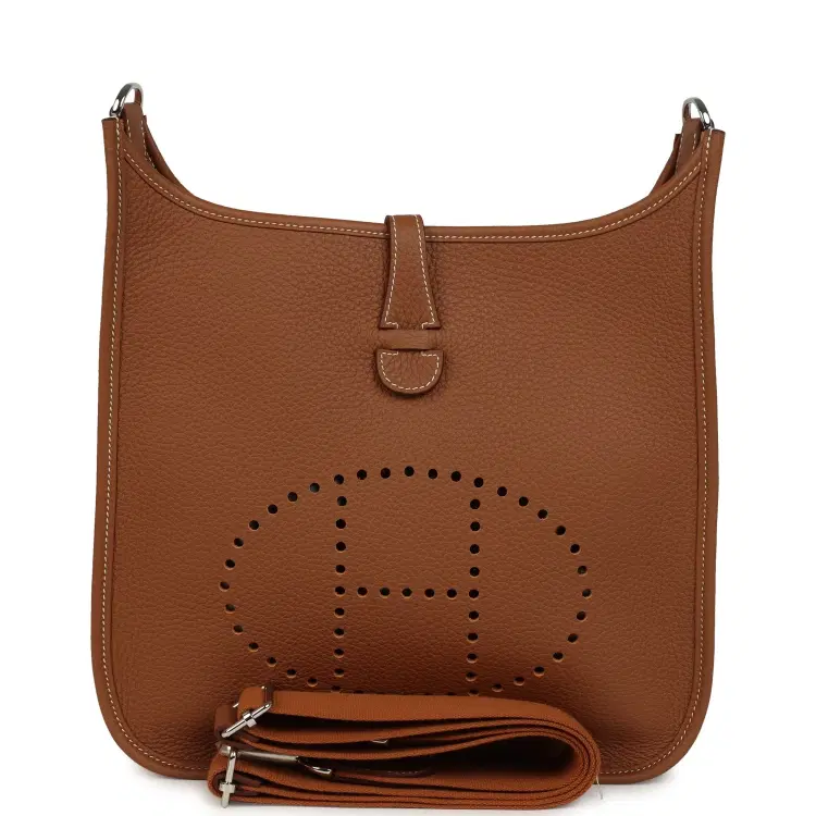 Hermes Evelyne III PM Gold Clemence Palladium Hardware-Hover-Image