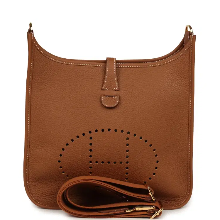 Hermes Evelyne III PM Gold Clemence Gold Hardware-Hover-Image