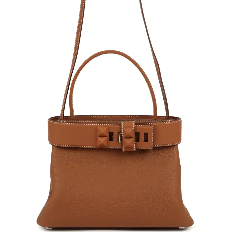 Hermes Medor Bag Gold Togo and Swift Palladium Hardware-Hover-Image