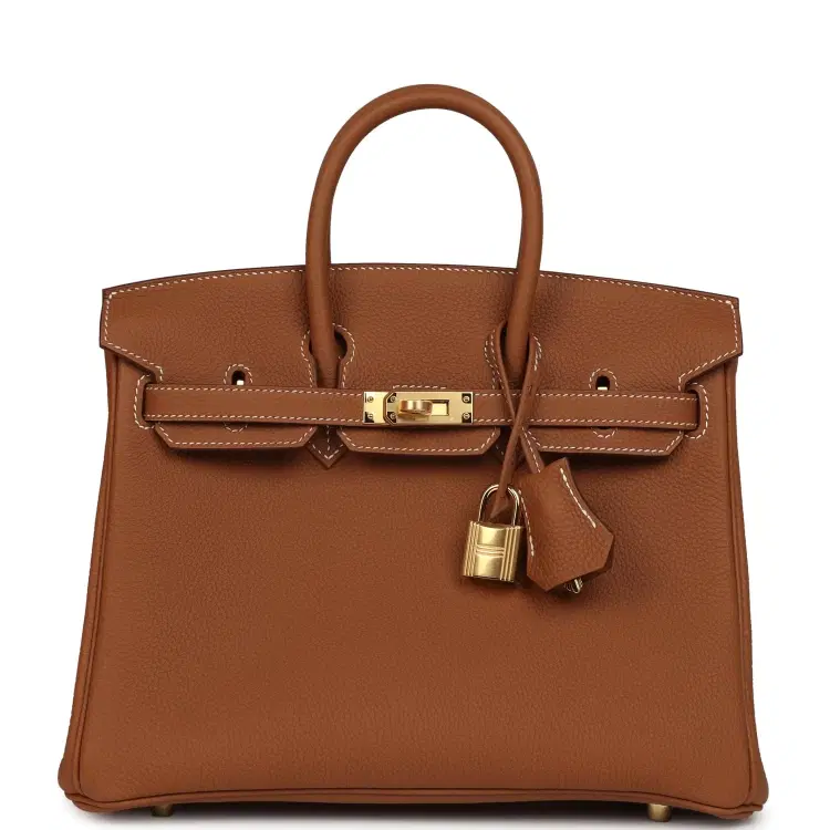 Hermes Birkin 25 Gold Togo Gold Hardware-Hover-Image