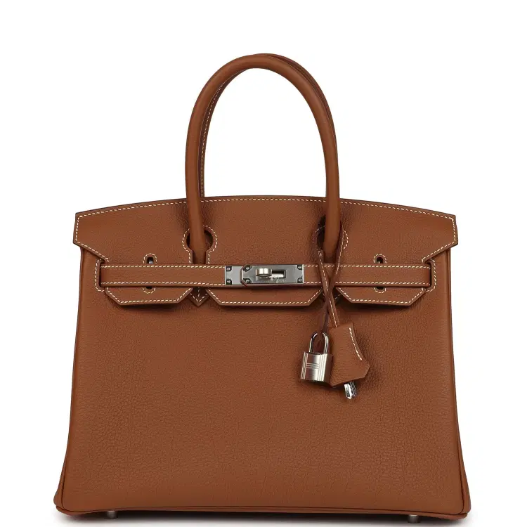 Hermes Birkin 30 Gold Togo Palladium Hardware-Hover-Image