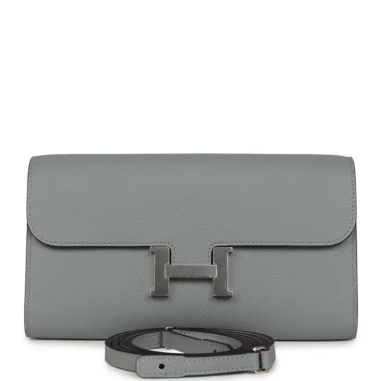 Hermes Constance Wallet To Go Gris Pantin Evercolor Palladium Hardware-Hover-Image