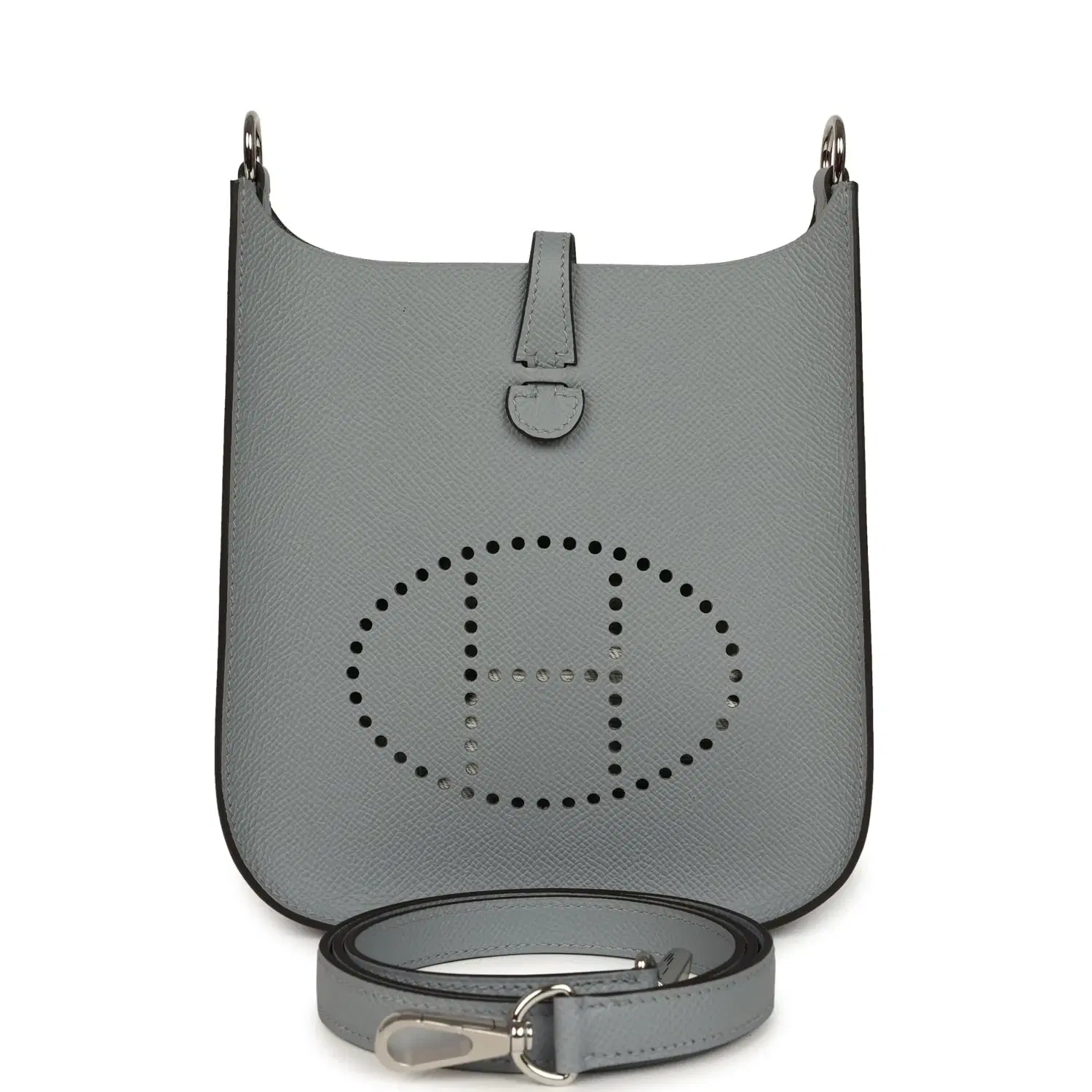 Hermes Evelyne Sellier TPM Gris Pantin Epsom Palladium Hardware