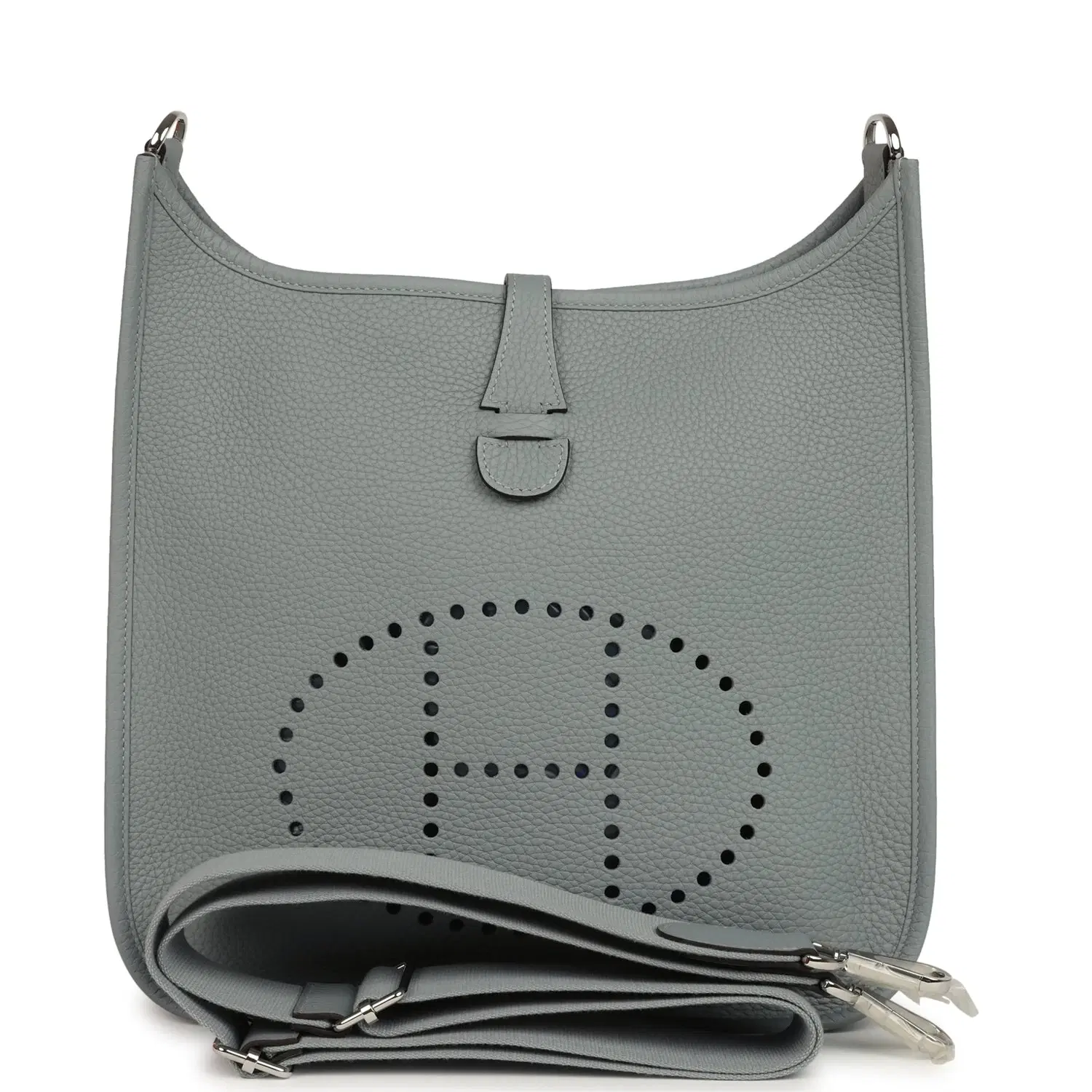 Hermes Evelyne III PM Gris Pantin Clemence Palladium Hardware