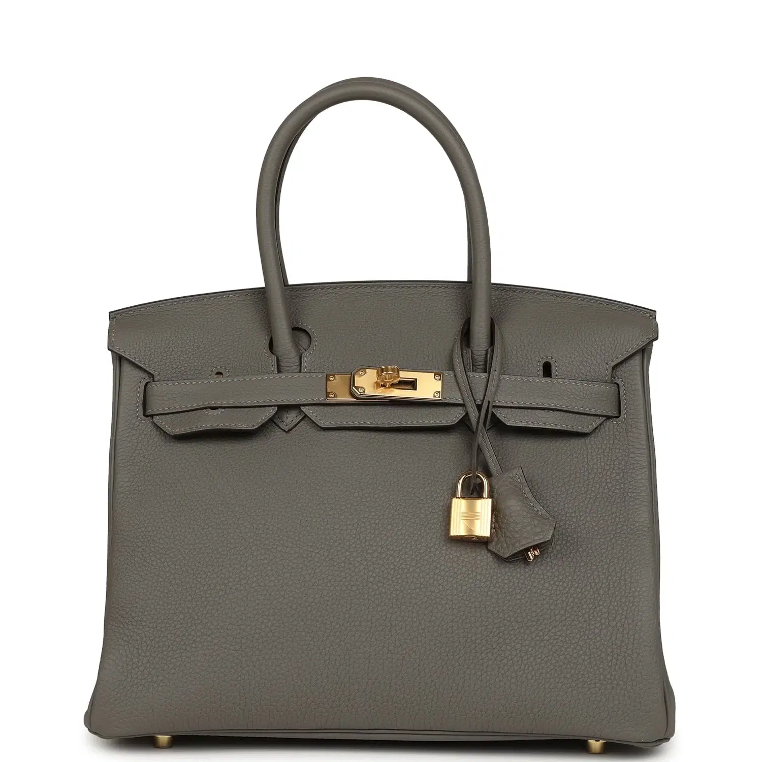 Hermes Birkin 30 Gris Meyer Togo Gold Hardware