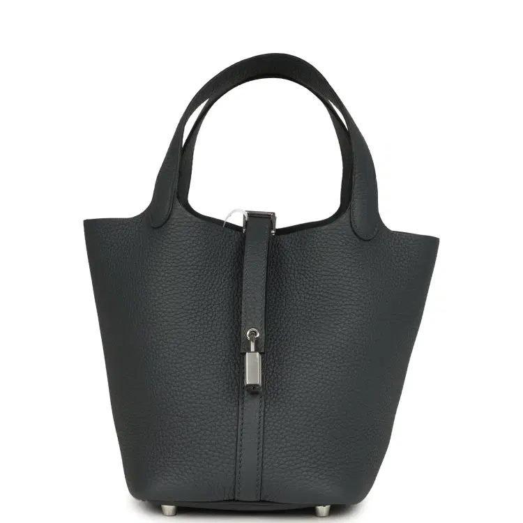 Hermes Picotin Lock 18 Gris Misty Clemence Palladium Hardware-Hover-Image