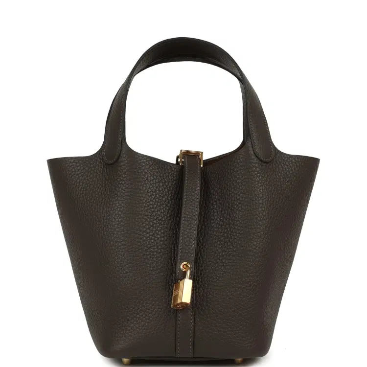 Hermes Picotin Lock 18 Ebene Clemence Gold Hardware-Hover-Image