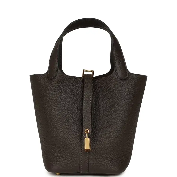 Hermes Picotin Lock 18 Ebene Clemence Gold Hardware-Hover-Image