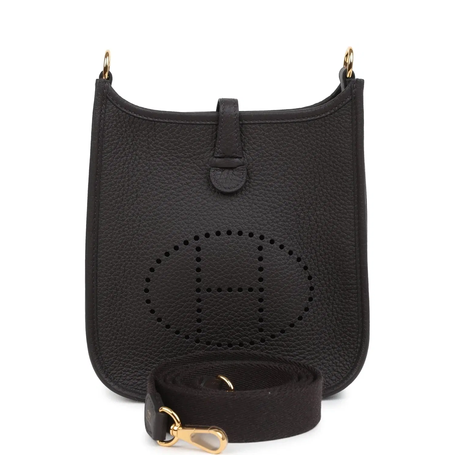 Hermes Evelyne TPM Prunoir Clemence Gold Hardware