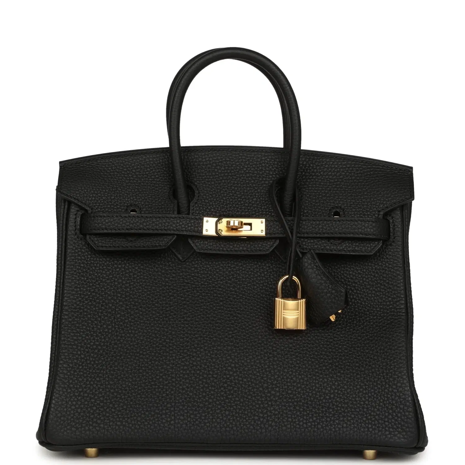 Hermes Birkin 25 Black Togo Gold Hardware