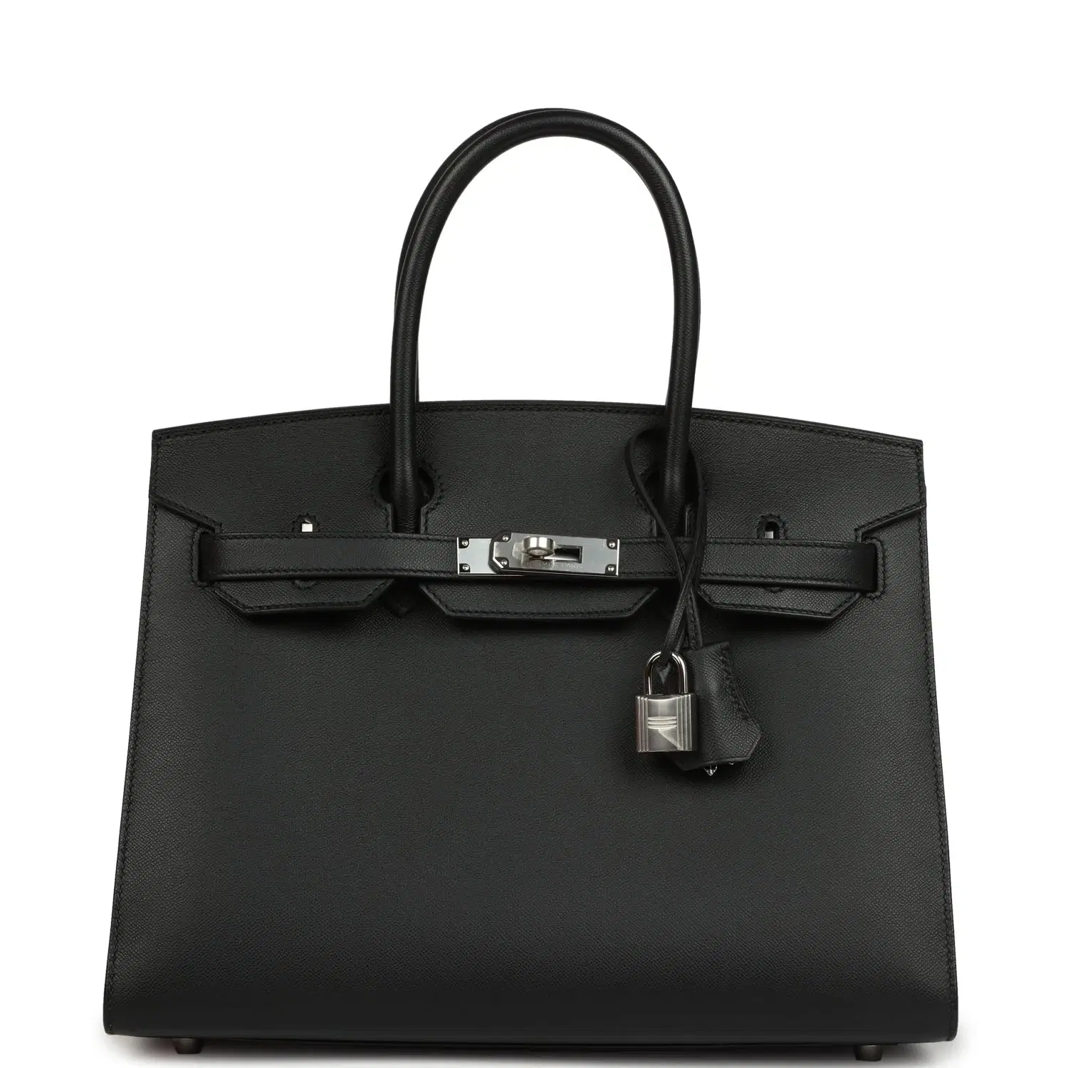 Hermes Birkin Sellier 30 Black Madame Palladium Hardware