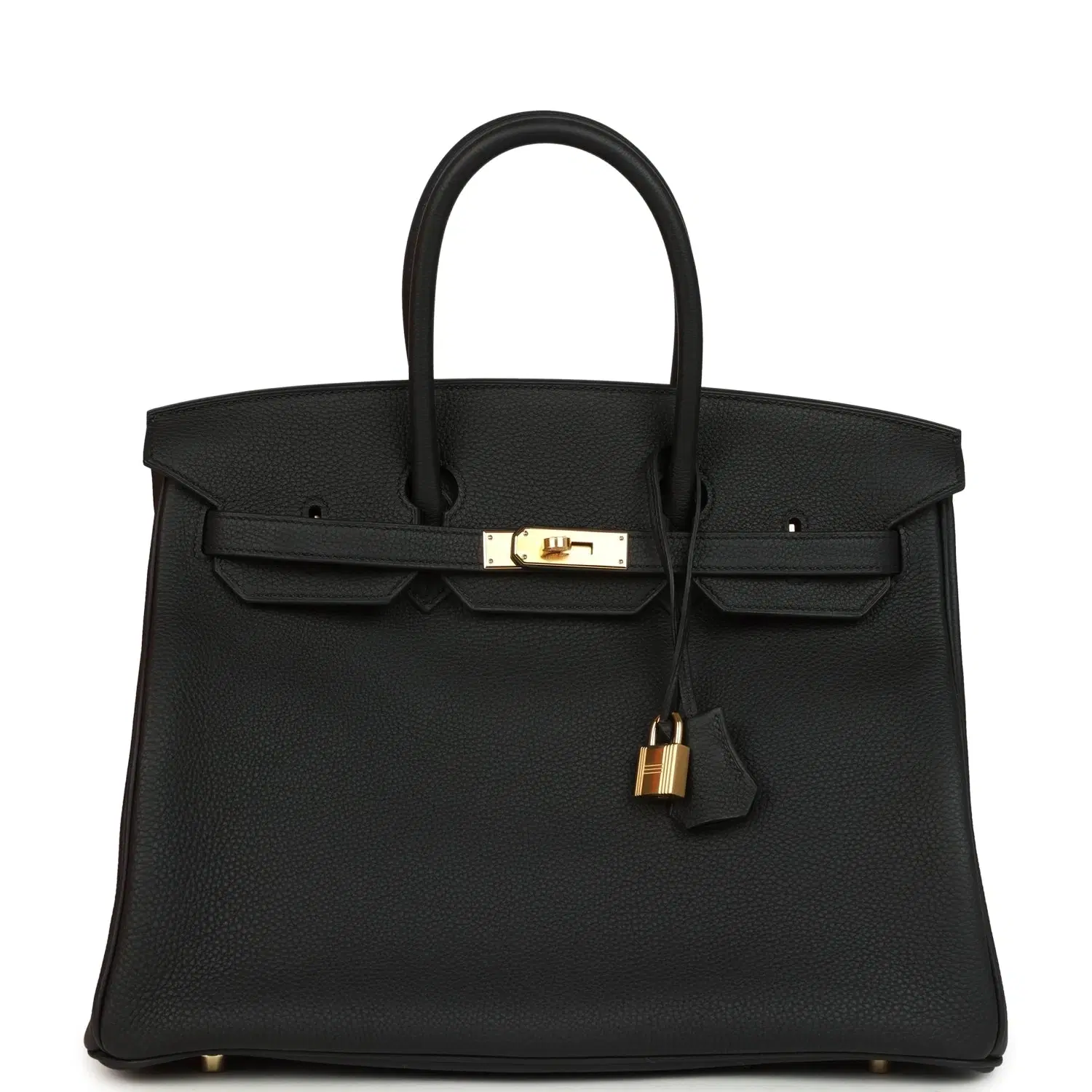Hermes Birkin 35 Black Togo Gold Hardware