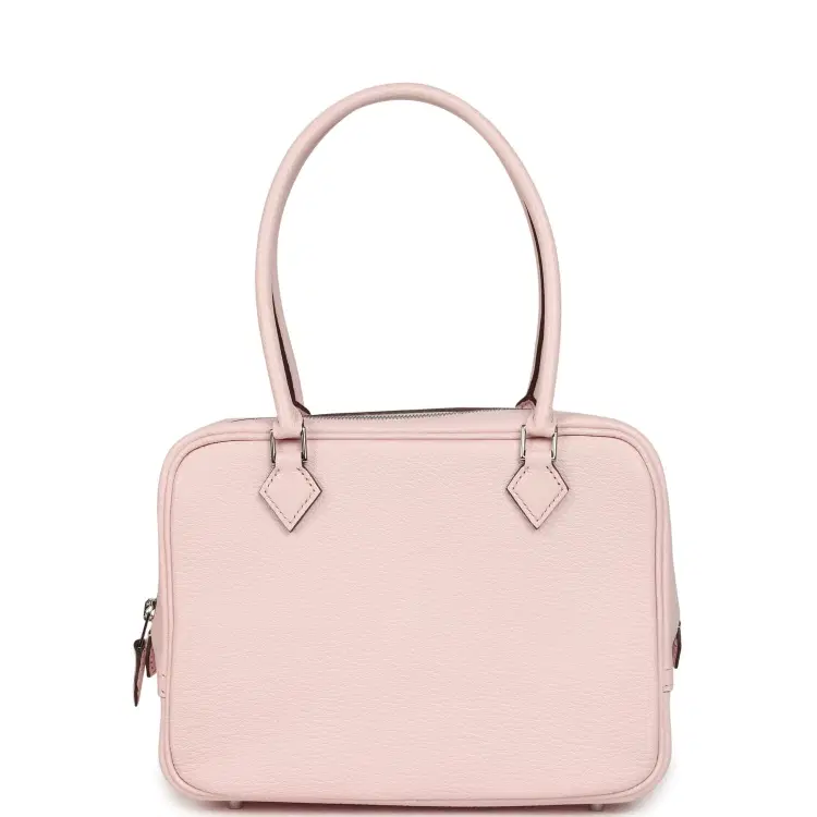 Hermes Mini Plume 21 Bag Rose Darling Chevre Palladium Hardware-Hover-Image