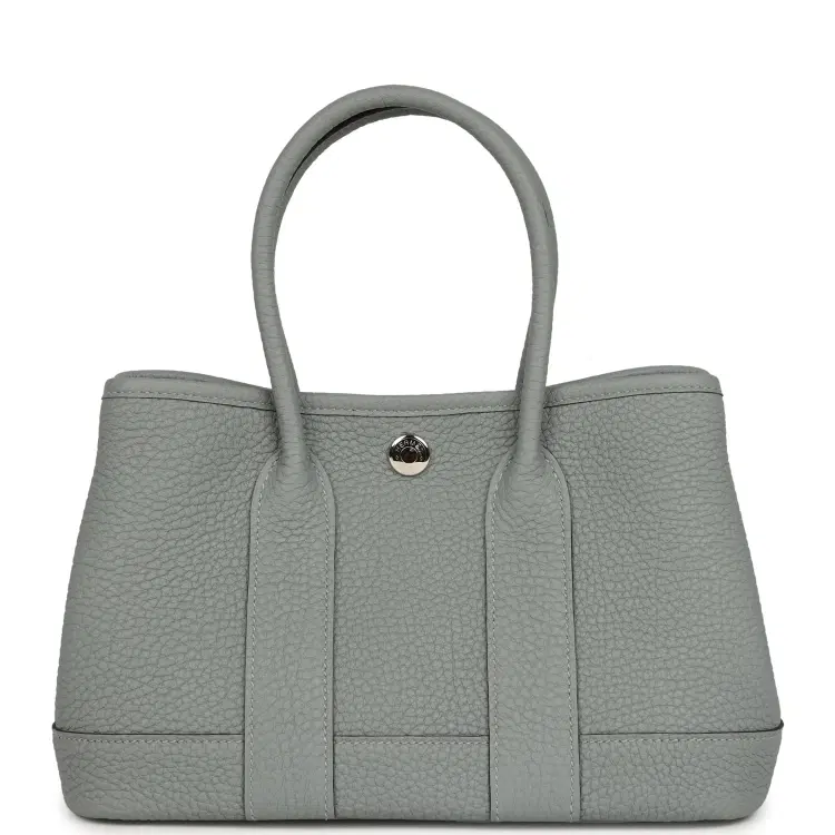 Hermes Garden Party Neo 23 Gris Pantin Negonda Palladium Hardware-Hover-Image
