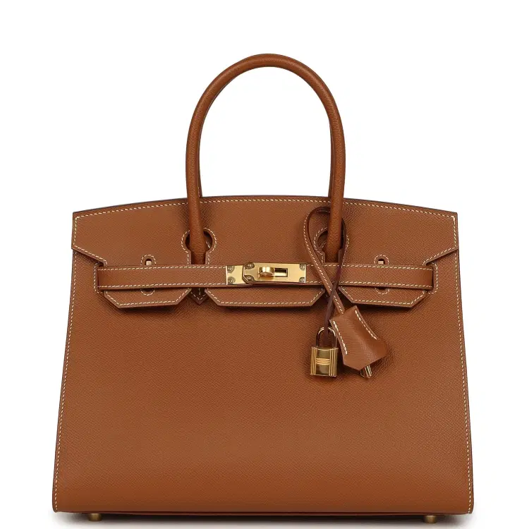 Hermes Birkin Sellier 30 Gold Epsom Gold Hardware-Hover-Image