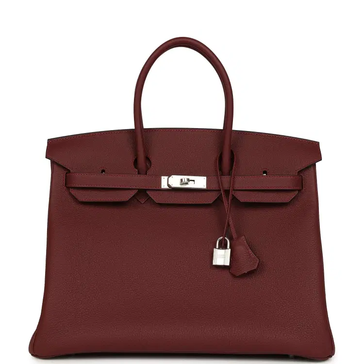Hermes Birkin 35 Rouge H Togo Palladium Hardware-Hover-Image