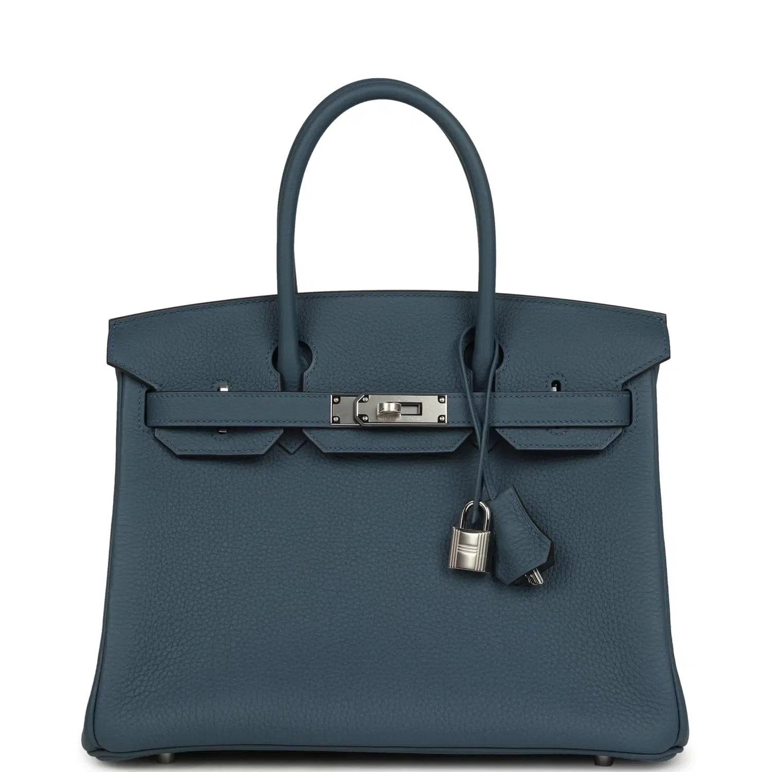 Hermes Birkin 30 Bleu Tempete Togo Palladium Hardware