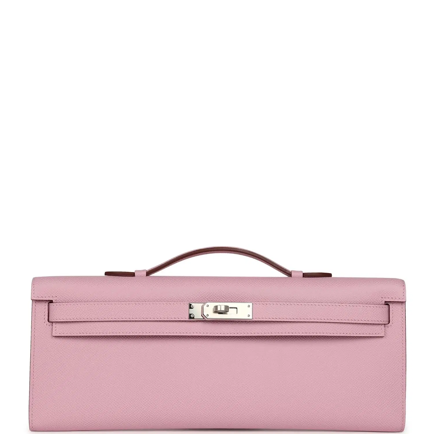 Hermes Kelly Cut Mauve Sylvestre Epsom Palladium Hardware