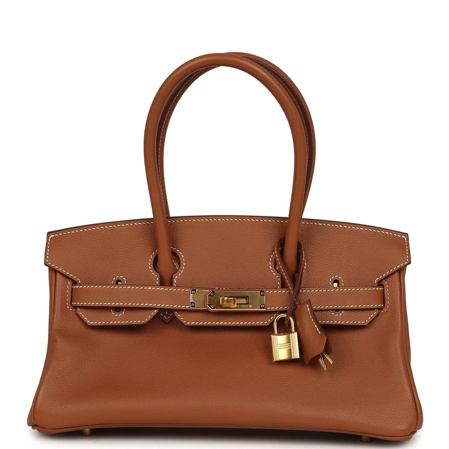 Pre-owned Hermes Shoulder Birkin Light 29 Gold Evercolor Gold Hardware