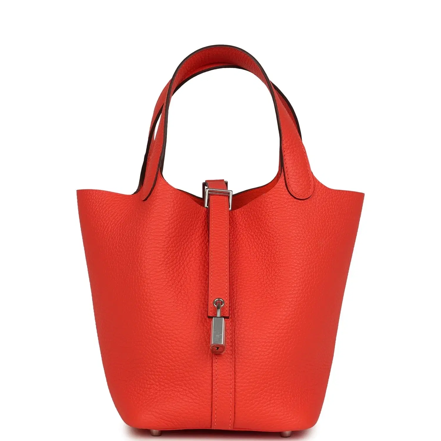 Hermes Picotin Lock 18 Orange Field Clemence Palladium Hardware