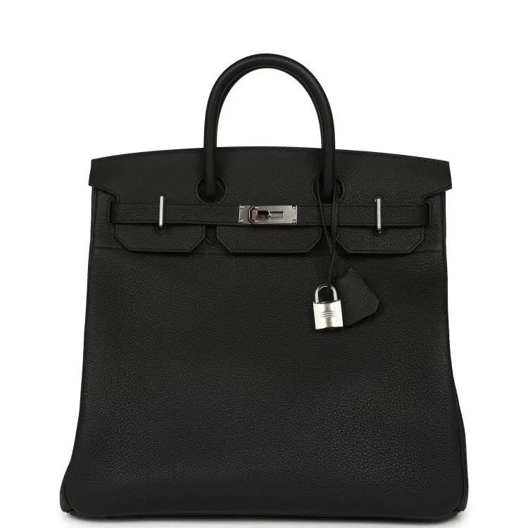 Hermes HAC Birkin 40 Black Togo Palladium Hardware-Hover-Image