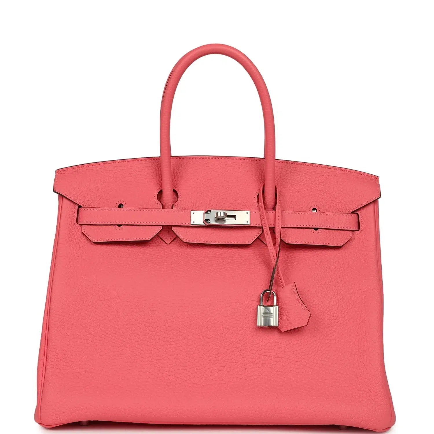 Hermes Birkin 35 Rose Azalee Clemence Palladium Hardware