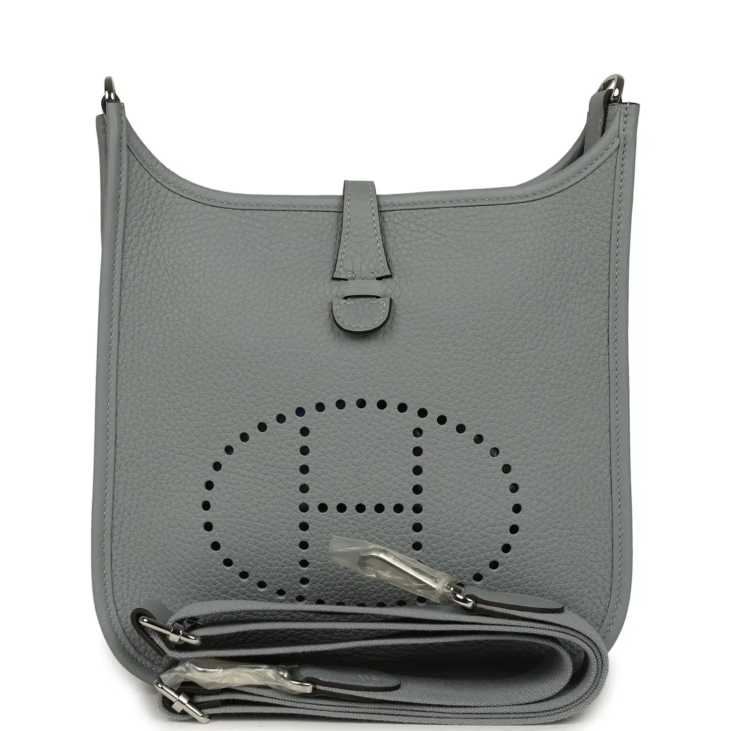Hermes Evelyne 23 Gris Pantin Clemence Palladium Hardware