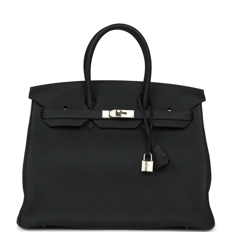 Hermes Birkin 35 Caban Togo Palladium Hardware-Hover-Image