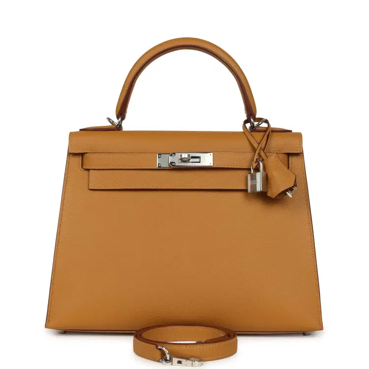 Hermes Kelly Sellier 28 Sesame Epsom Palladium Hardware-Hover-Image