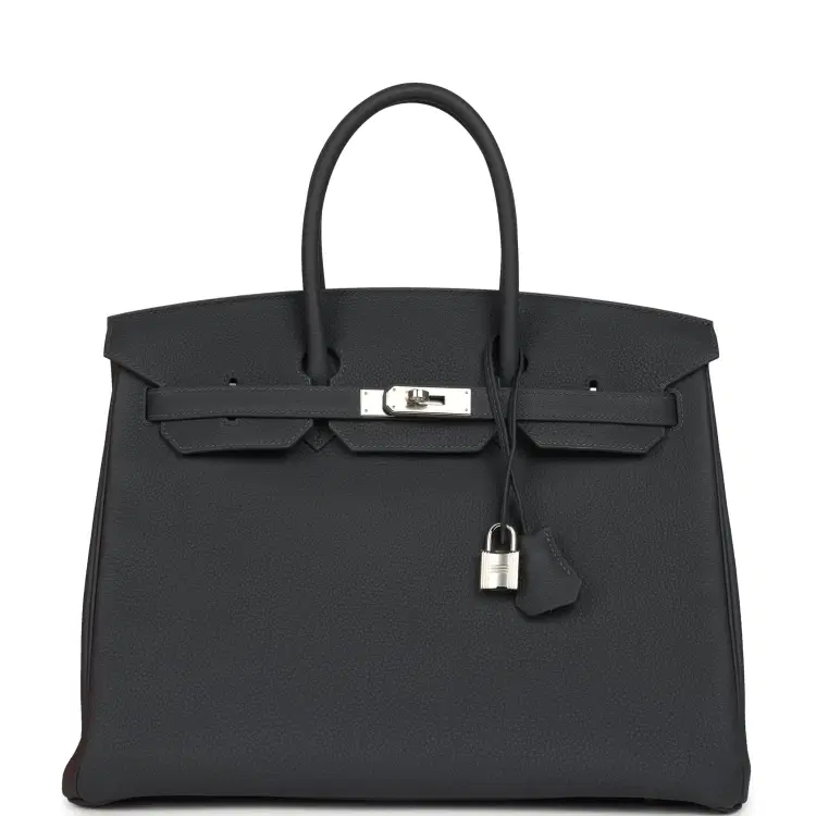 Hermes Birkin 35 Ardoise Togo Palladium Hardware-Hover-Image